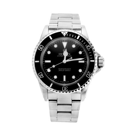 rolex submariner black 1960-70 with minute dial without date